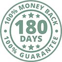 180 Days Money Back Guarantee