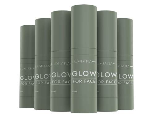 6 Bottles of glow face serum